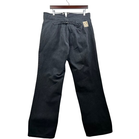 Wah Maker Mens Frontier Trousers Cinch Back Western Vintage‎ Made in USA  Sz 36" - Picture 2 of 7